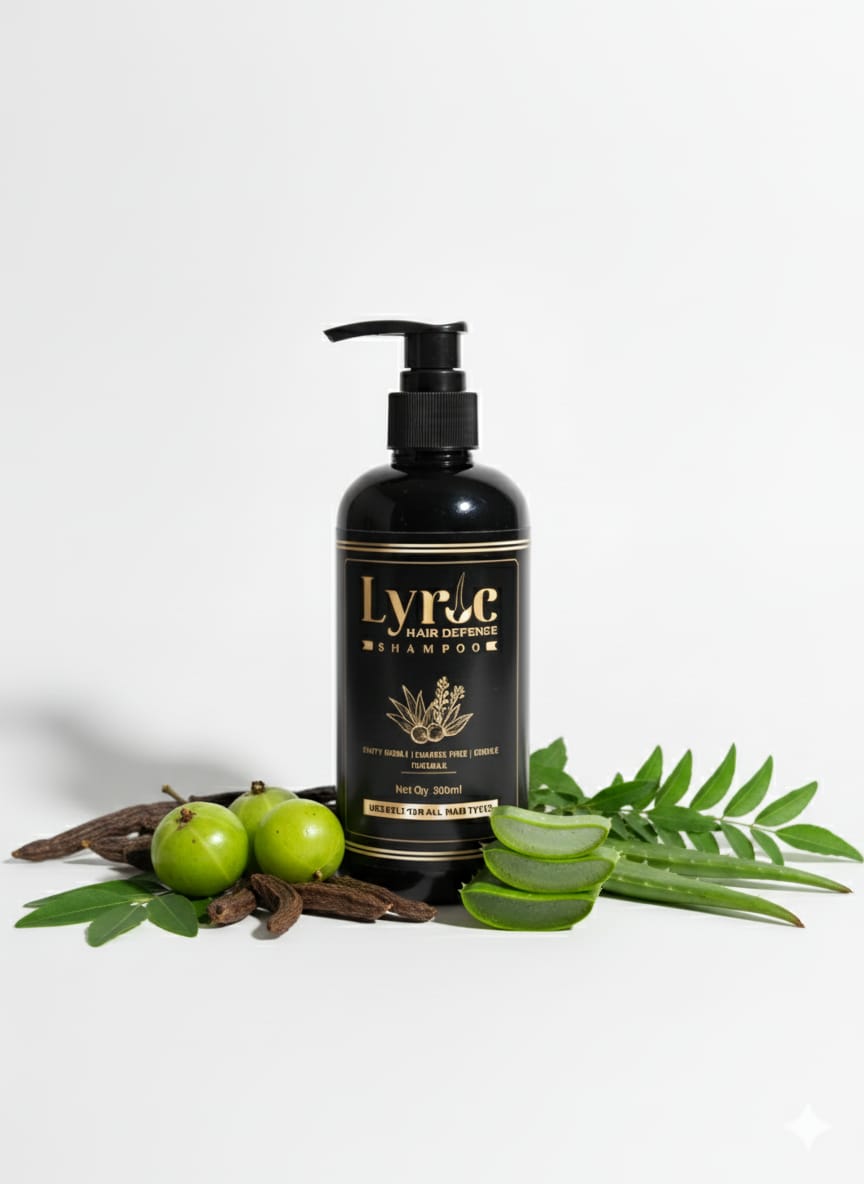 LYRIC Hair Defense Shampoo Bottle